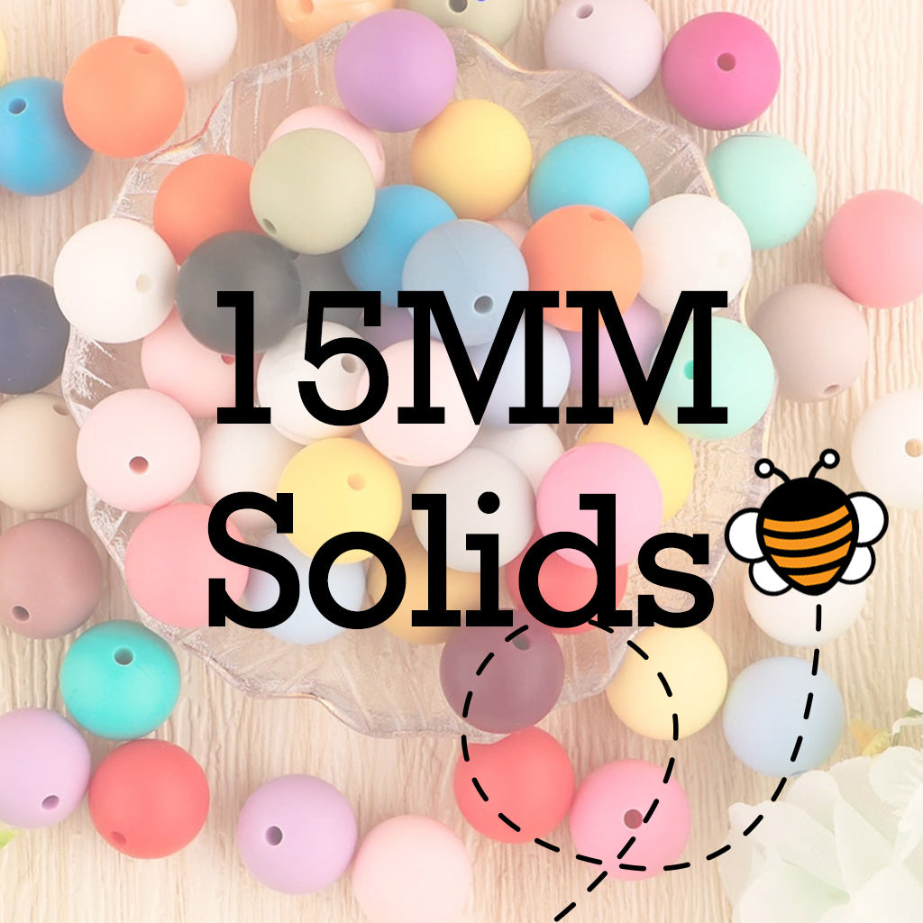 15mm Silicone Beads The BumbleBead Company