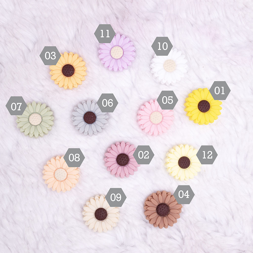 thumbnail image 2 of 50x 17mm Colorful Silicone Hexagon Focal Beads Geometric Spacer Beads MultiColor 2 of 13