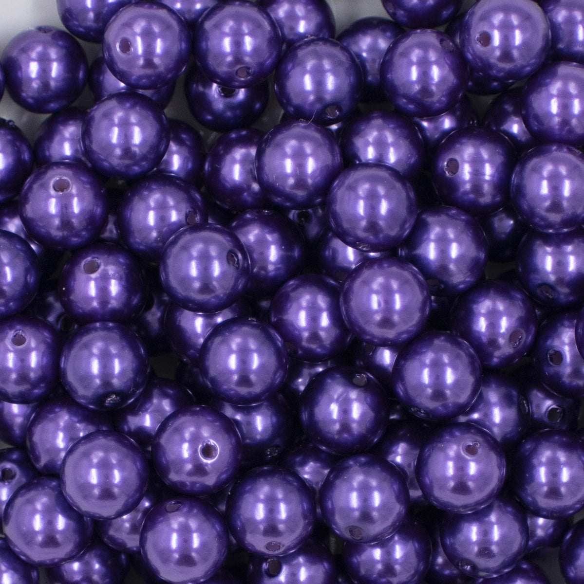 Purple Premium UV Beads, 50 Count