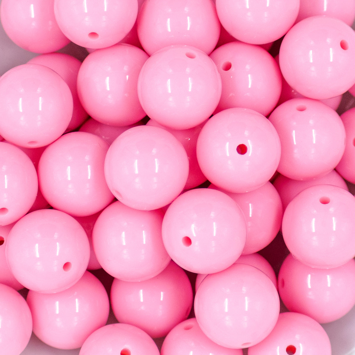 Bubblegum Pink Polymer Clay Rondelle Beads, 6mm – The Neon Tea Party