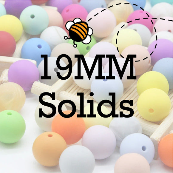 19mm Silicone Beads