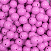 close up view of a pile of 12mm Lilac Purple Acrylic Bubblegum Beads