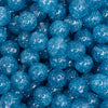 close up view of a pile of 12mm Blue Shimmer Glitter Sparkle Bubblegum Beads - 20 Count