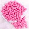 12mm Dusty Pink Acrylic Bubblegum Beads
