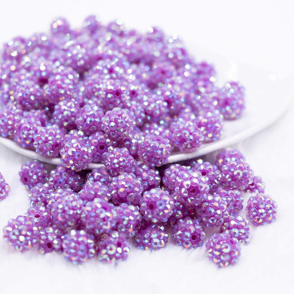 High Quality Neon Purple Rhinestones