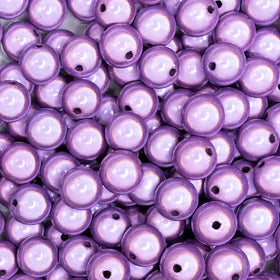 12mm Purple Miracle Bubblegum Bead