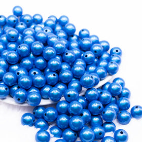 12mm Royal Blue Miracle Bubblegum Bead