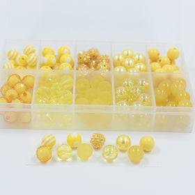 DIY 12mm Yellow Series Acrylic Starter Kit - 160 pieces