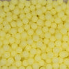 top view of a pile of 12mm Yellow Glow In The Dark Silicone Bead