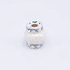 macro view of a pile of 15mm White Spacer Bead with Rhinestone Rhondelle