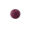 front view of a pile of 15mm Wine Red Embossed Floral Print Silicone Bead