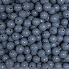 15mm Dim Gray Liquid Style Silicone Bead
