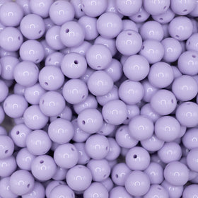 15mm Lilac Purple Liquid Style Silicone Bead