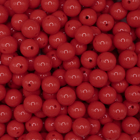 15mm Red Liquid Style Silicone Bead