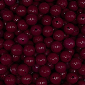 15mm Wine Red Liquid Style Silicone Bead