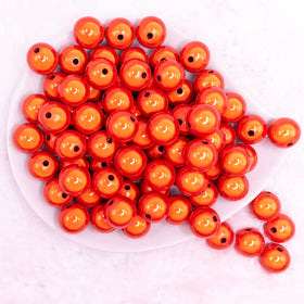 16mm Orange Miracle Bubblegum Bead