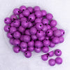 top view of a pile of 16mm Fuchsia Stardust Acrylic Bubblegum Beads