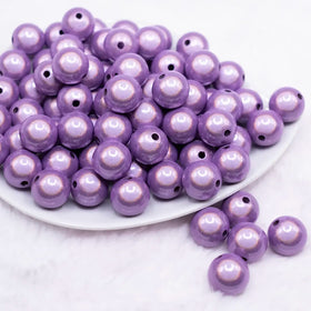 16mm Purple Miracle Bubblegum Bead