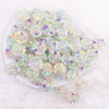 top view of a pile of 18mm Colorful Confetti Acrylic Water Beads