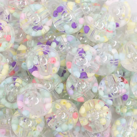 18mm Colorful Confetti Acrylic Water Beads