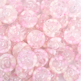 18mm Light Pink Confetti Acrylic Water Beads