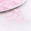 macro view of a pile of 18mm Pink Glitter Acrylic Water Beads