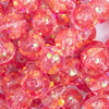 close up view of a pile of 18mm Red Glitter Acrylic Water Beads