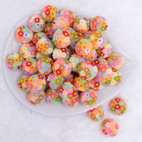 20mm Colorful Daisy Flower luxury bead