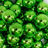 close up view of a pile of 20mm Reflective Light Green Acrylic Bubblegum Beads