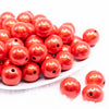 front view of a pile of 20mm Orange Miracle Bubblegum Bead
