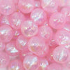 close up view of a pile of 20mm Pink Opalescence Bubblegum Bead