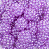close up view of a pile of 20mm Purple Berry Rhinestone Bubblegum Beads