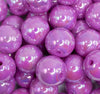 close up view of a pile of 20MM Purpureus Purple AB Solid Chunky Bubblegum Beads