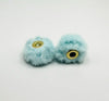 20mm Furry Plush Spacer Beads