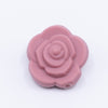 20mm Rose Silicone Focal Beads