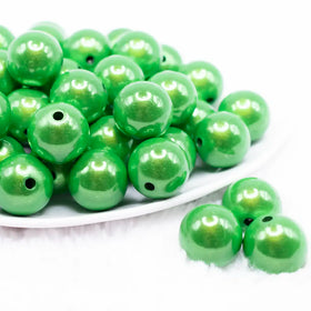 20mm Green Miracle Bubblegum Bead