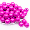 front view of a pile of 20mm Hot Pink Miracle Bubblegum Bead