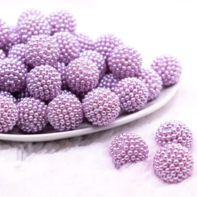 20mm Light Purple Ball Bead Bubblegum Beads