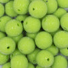 22mm Lime Green Sugar Bubblegum Beads