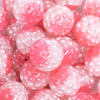 close up view of a pile of 20mm Pink Captured Pearls Bubblegum Bead