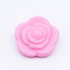 pink 20mm Rose Silicone Focal Beads