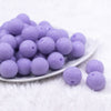 22mm Purple Sugar Bubblegum Beads