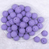 22mm Purple Sugar Bubblegum Beads