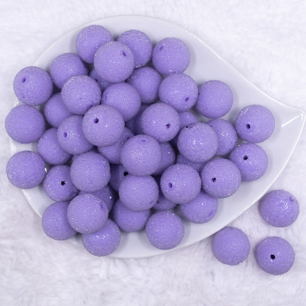 22mm Purple Sugar Bubblegum Beads