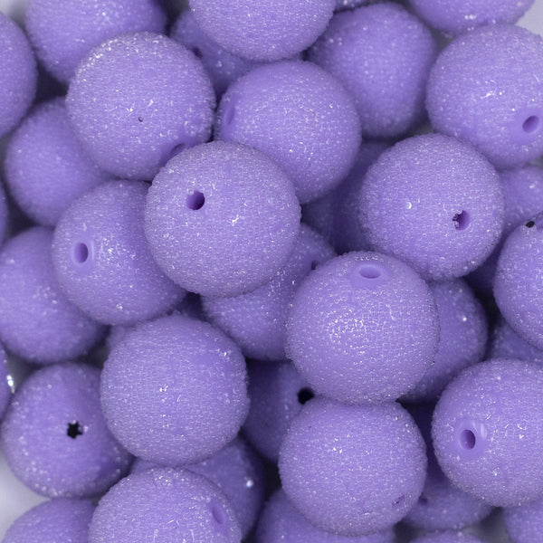 22mm Purple Sugar Bubblegum Beads