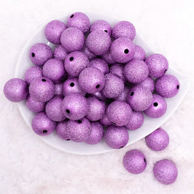 20mm Purple Stardust Chunky Jewelry Bubblegum Beads