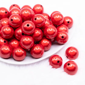 20mm Red Miracle Bubblegum Bead