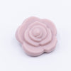 Rose pink 20mm Rose Silicone Focal Beads