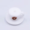 top view of a pile of 3D Coffee Cup Silicone Focal Bead Accessory