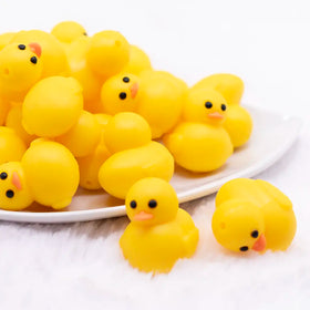 3D Rubber Ducky silicone focal bead